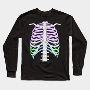 Colourful Ribcage Long Sleeve T-Shirt